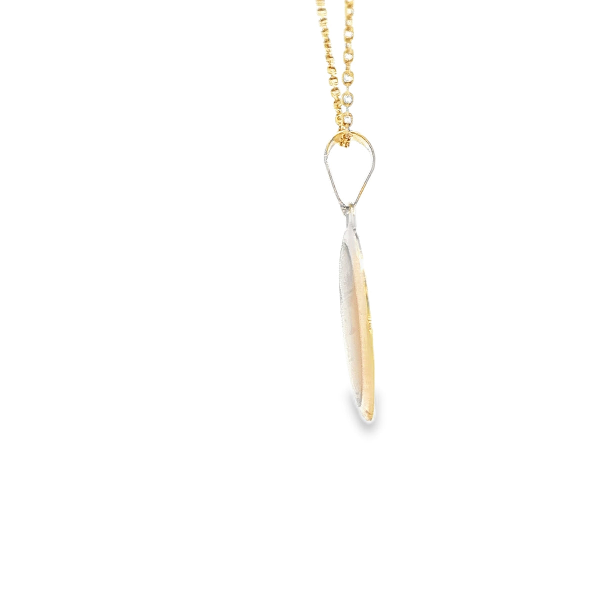 14K PENDENT  MARY COMMUNION