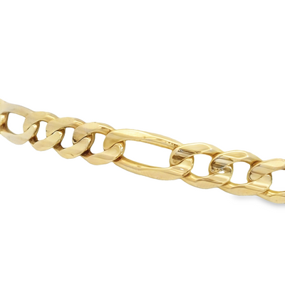 14K Figaro Bracelet