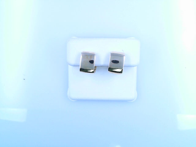 14KE  4.4G HUGGIE 
SQUARE SMALL 
POLISHED