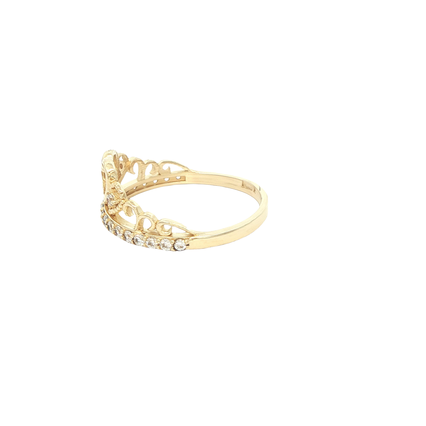 14 KARAT RING SIZE 7.25 WEIGHT: 2.1G : CZ QUINCE 1