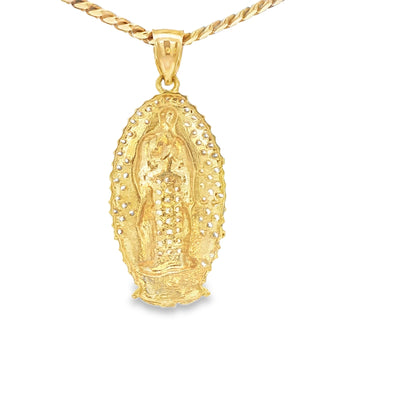 14KP 4.0G GUADALUPE CZ TEXTURED CAPILLA