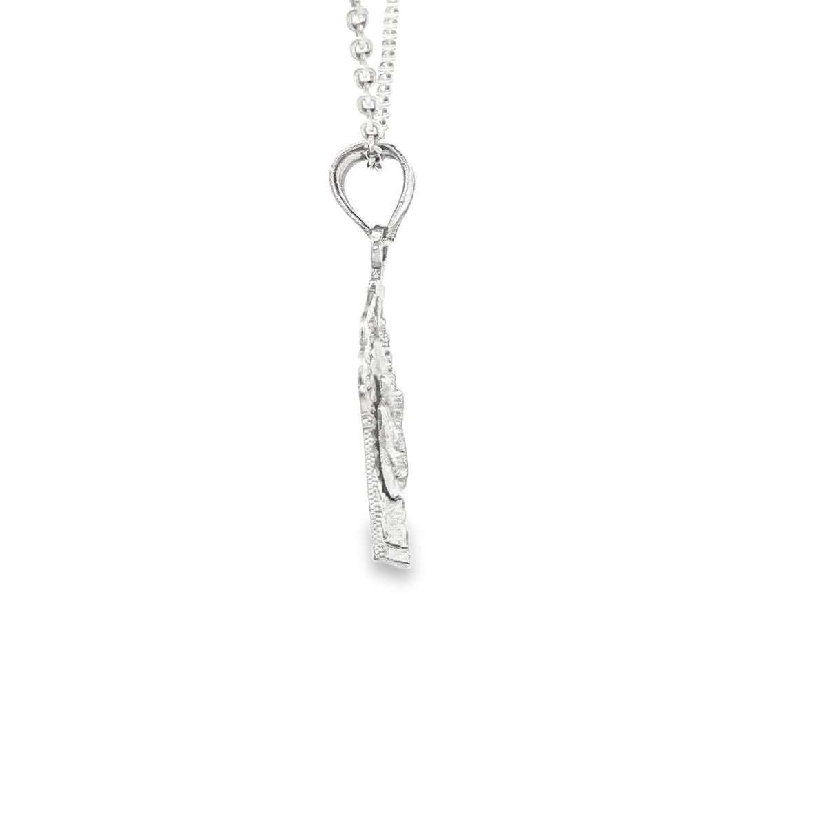WHITE 14K PENDANT BAPTISIM