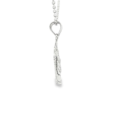 WHITE 14K PENDANT BAPTISIM