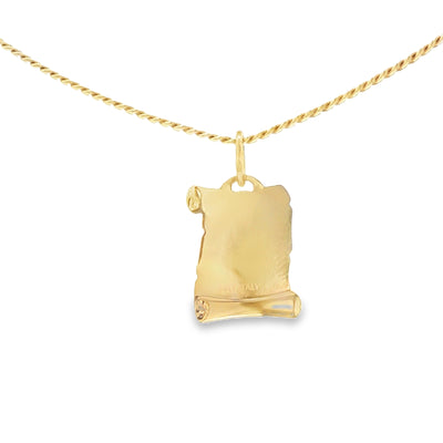 14K  PENDENT  BAPTISM  CERTIFICATE