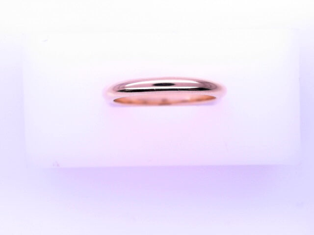 18 KARAT RING SIZE 7.25 WEIGHT: 4.1G : 2.1MM BAND