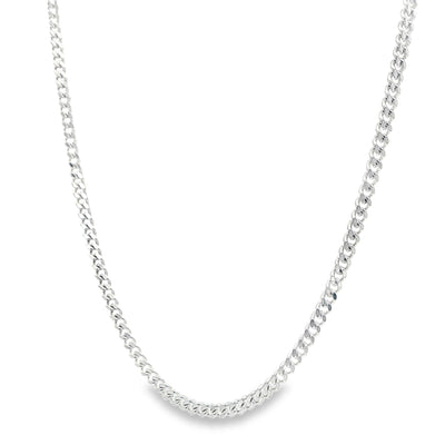 STERLING SILVER CUBAN MIAMI CHAIN