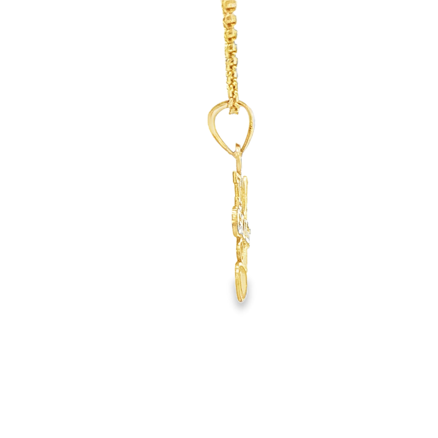 PENDANT 14K "I LOVE GOLF"