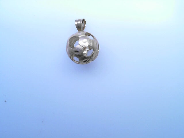 PENDANT 14K Soccer Ball 3.2g 14mm Puff