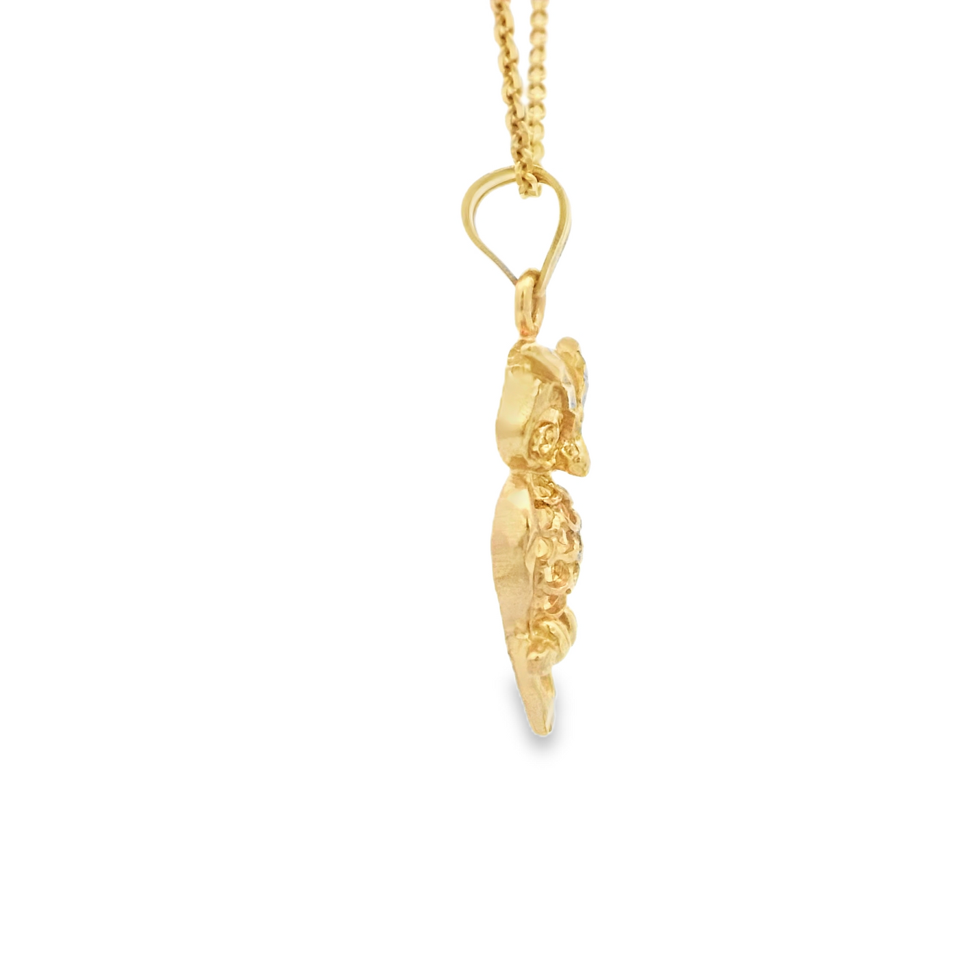 PENDANT 14K OWL