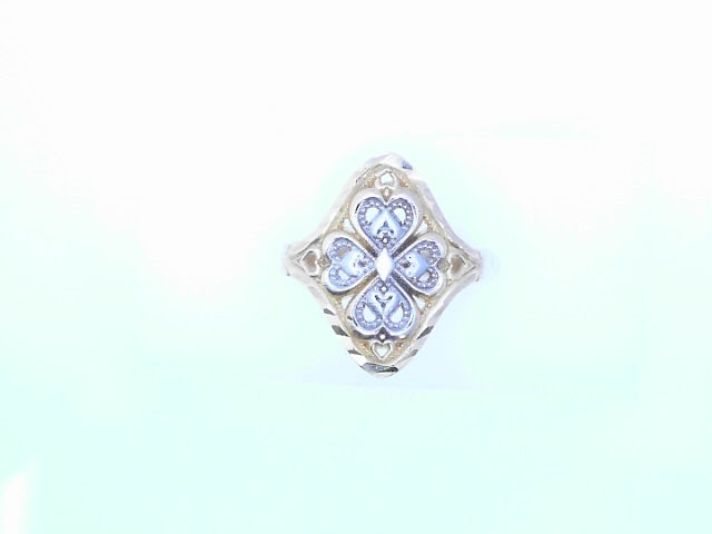14 KARAT DIAMOND CUT RING SIZE 7 WEIGHT: 2.4G
2TO