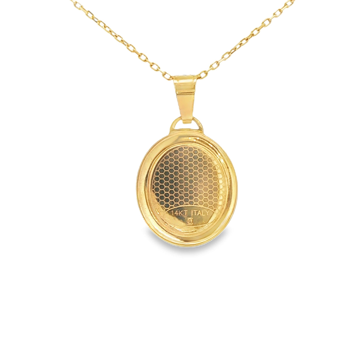 14K PENDENT  MARY COMMUNION