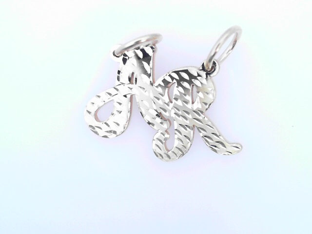 14 KARAT DIAMOND CUT CHARM WEIGHT: 4.4G : AR LETTE