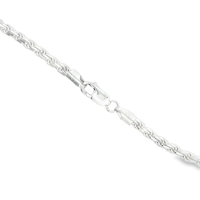 STERLING SILVER ROPE CHAIN LENGTH: 22 4.2MM