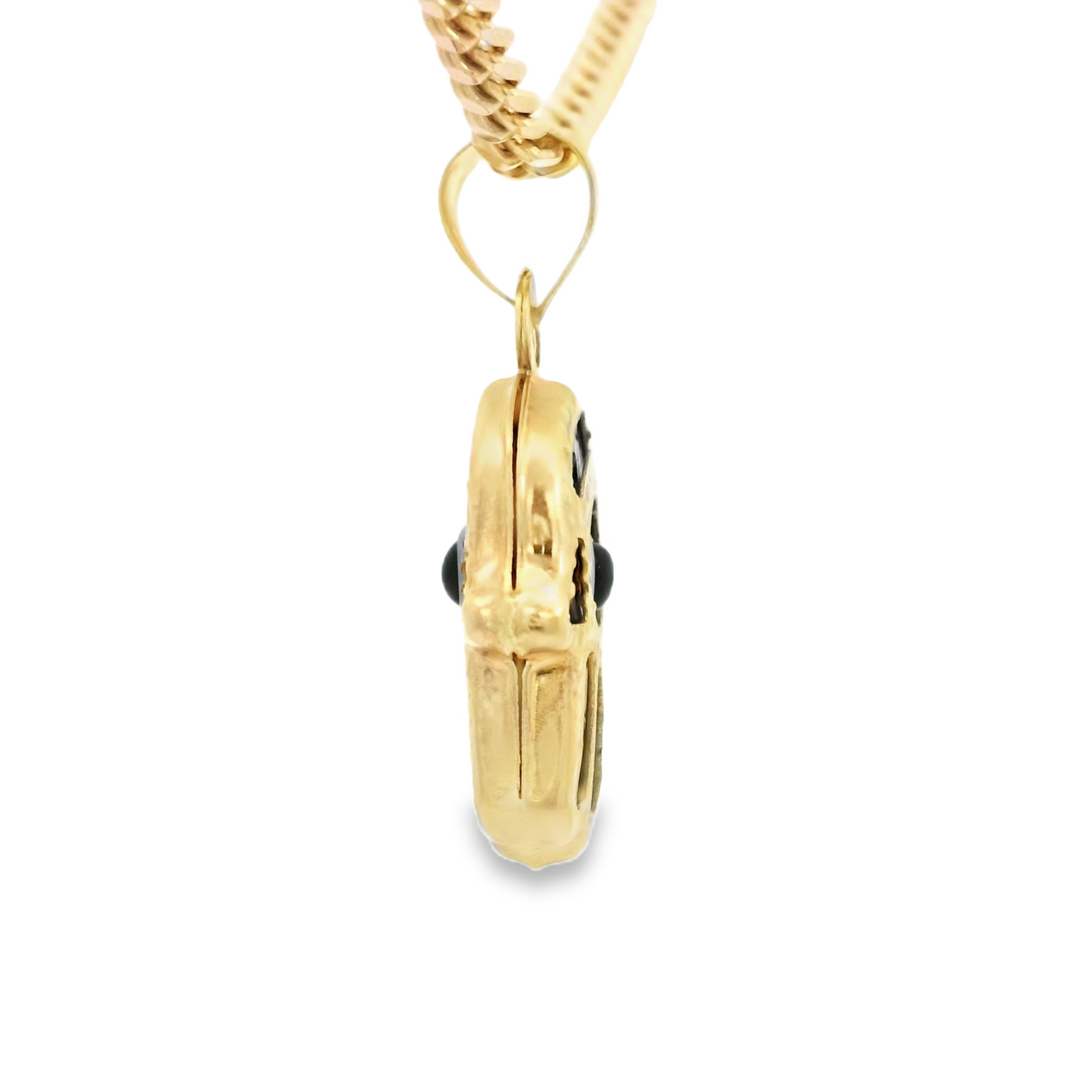 PENDANT 14K HANSMA EVIL BLUE MILIGRAIN