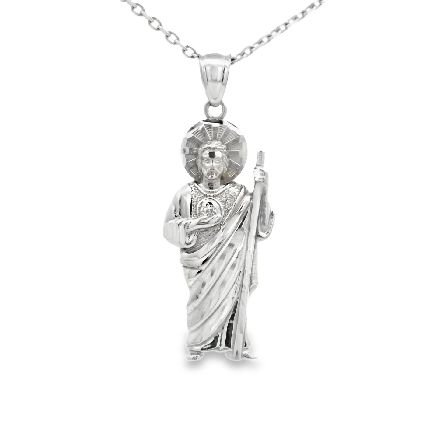 PENDANT 14K 1.9G SAN JUDAS WHITE