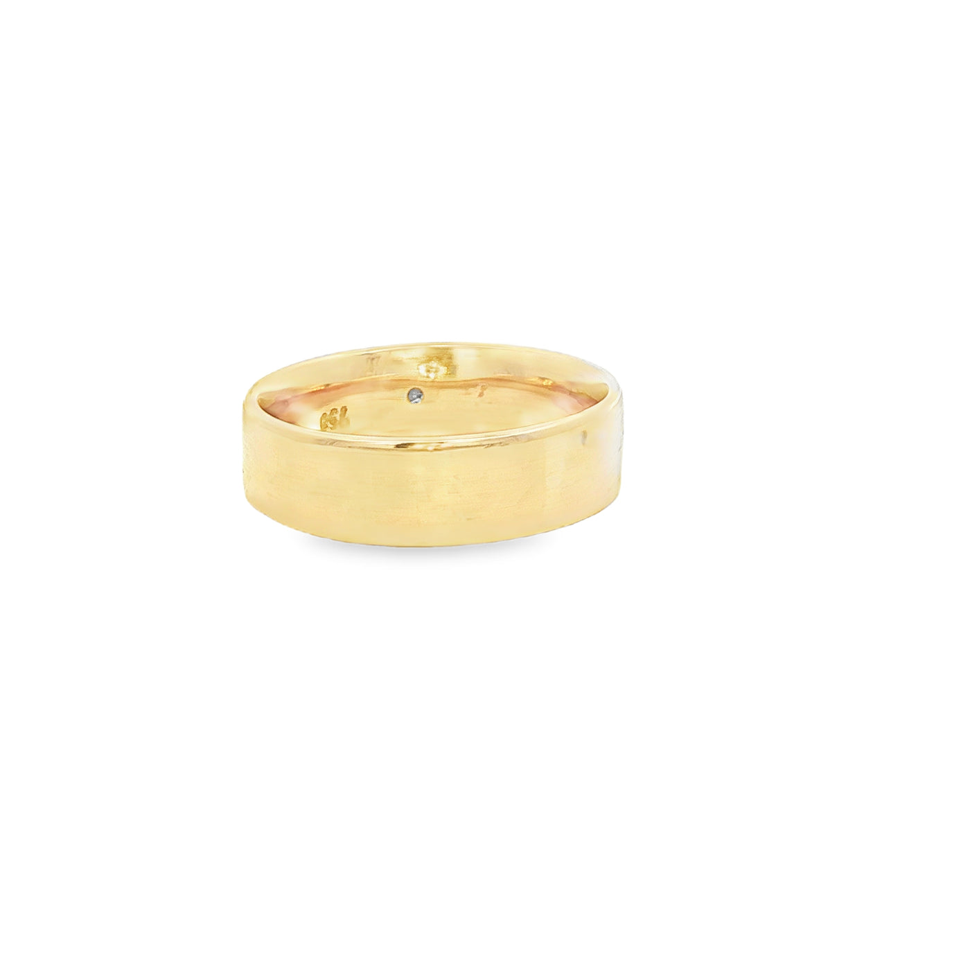 14 KARAT RING SIZE 7.75 WEIGHT: 7.4G : 5.6MM SINGL