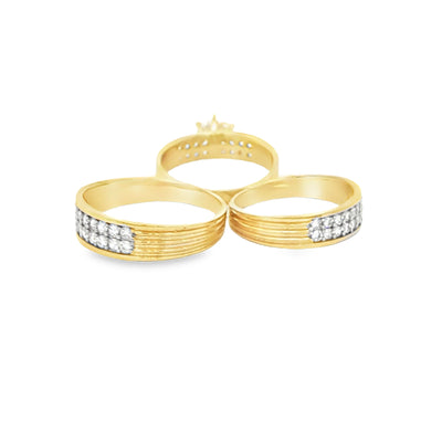 14 KARAT RING SIZE 7.25 WEIGHT: 3.5G : 4.8MM CZ SO