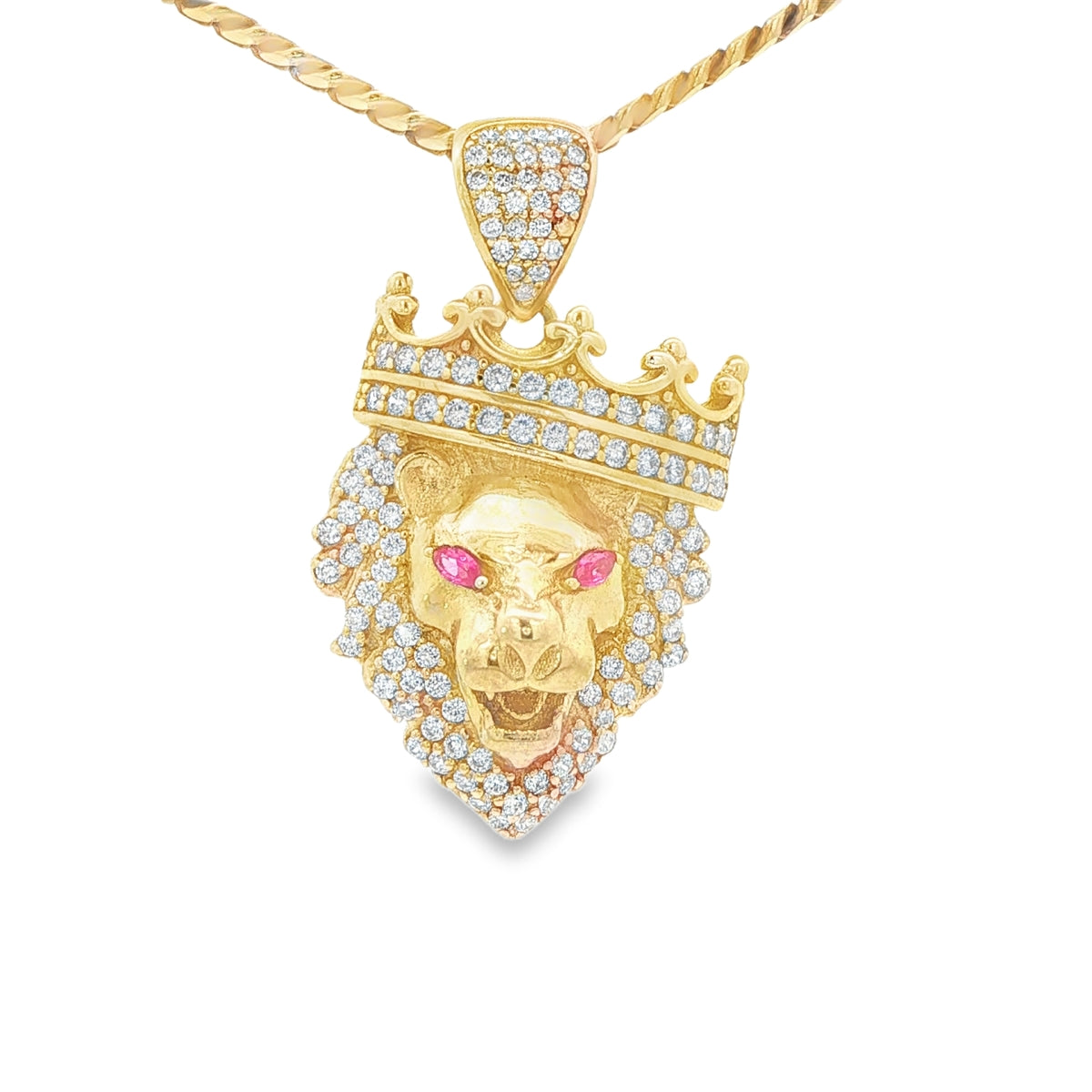14 KARAT CHARM WEIGHT: 8.3G
CZ LIONS HEAD CROWN R