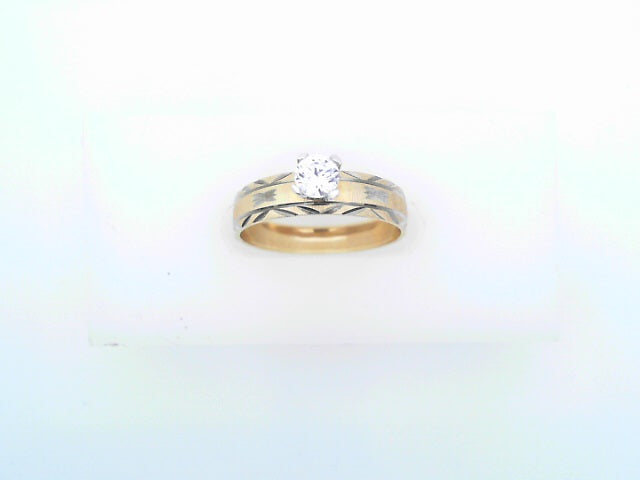 14 KARAT RING SIZE 7 WEIGHT: 2.7G
CZ SOLITAIRE GU