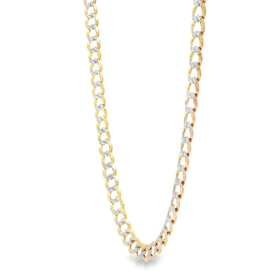 14 KARAT CUBAN MIAMI CHAIN DC PAVE