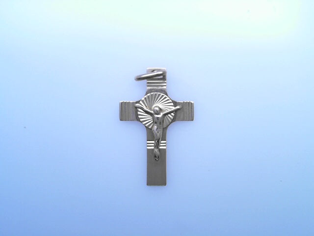 14K  PENDENT 3.0G  JESUS CROSS STRIPES