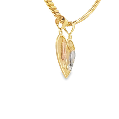 PENDANT 14K 2.3G BREAK AWAY JESUS GUADLUPE SATIN F