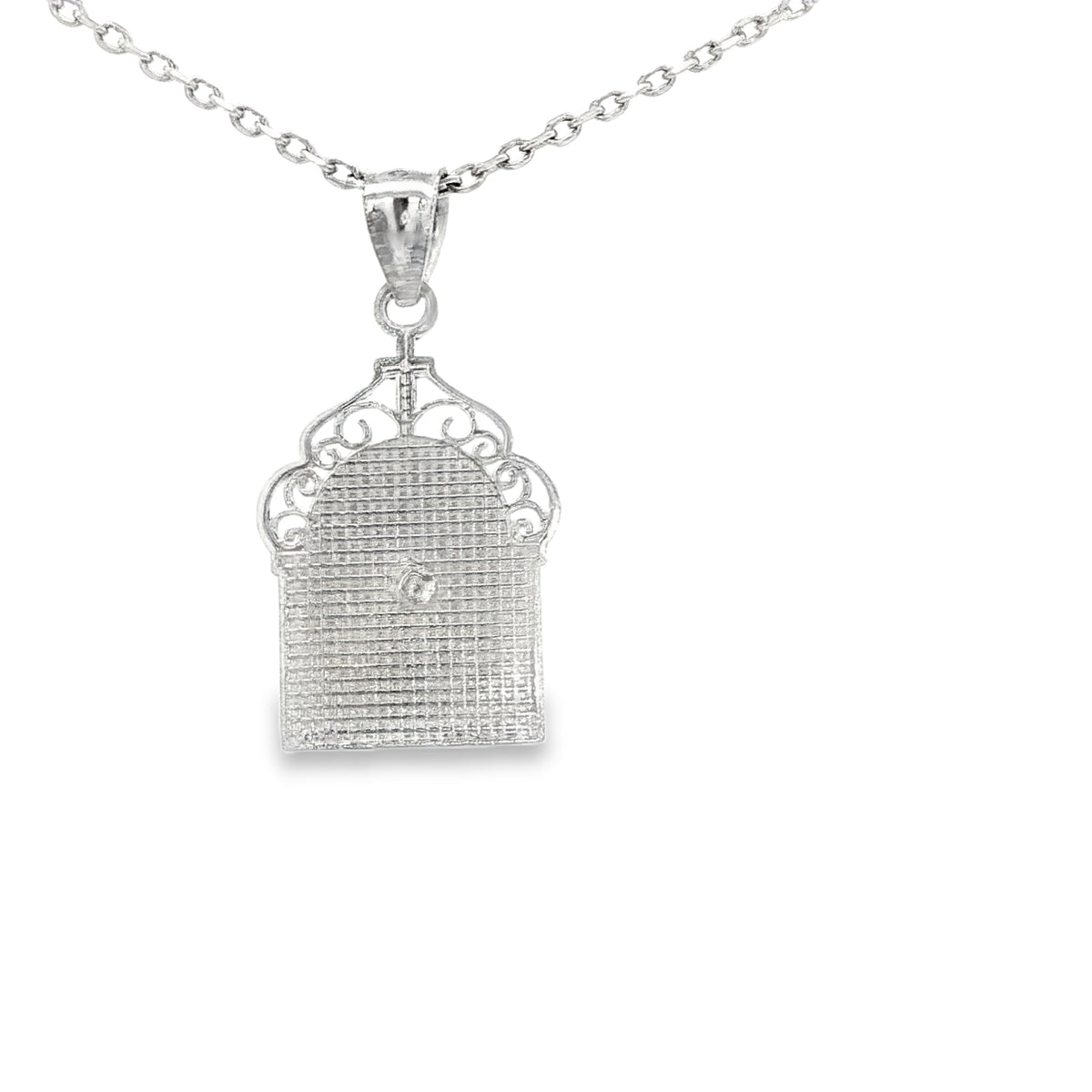 WHITE 14K PENDANT BAPTISIM