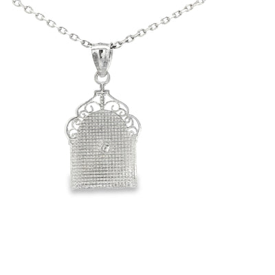 WHITE 14K PENDANT BAPTISIM
