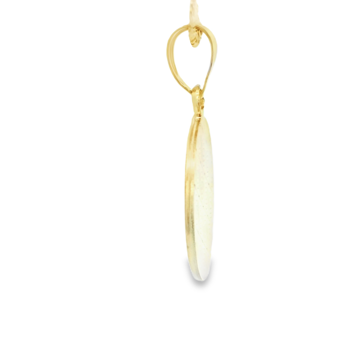 PENDANT 14KP 1.9G ANGEL GUARDIAN ANGEL ROUND