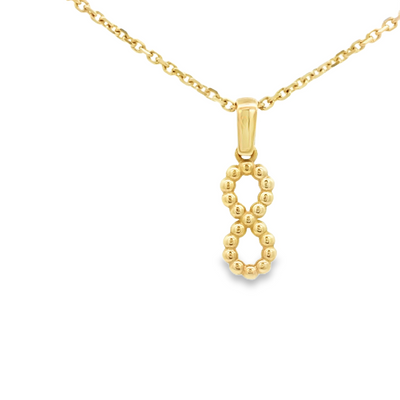 PENDANT 14KP INFNITI BEAD STYLE