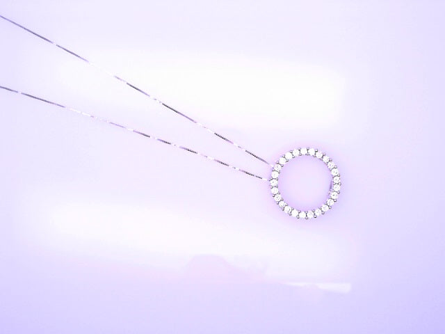 14KCW 3.9G LAB GROWN 18'' CTW1.0 GH-VS
 ROUND PED