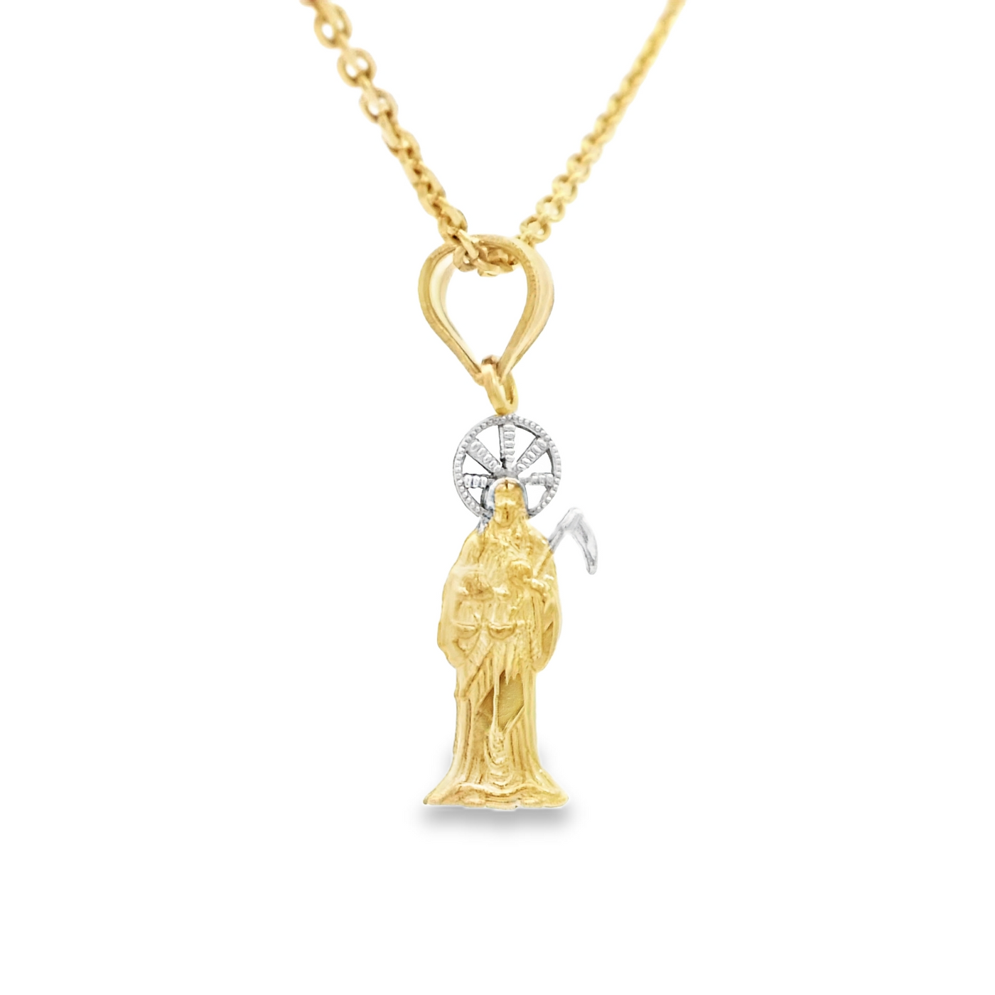 PENDANT 14K SANTA MUERTE