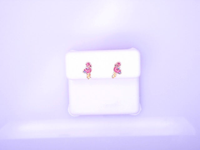 18KE 0.4G FLAMINGO 
ENAMELLED