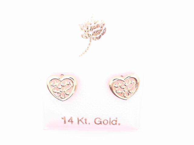 14 KARAT STUD EARRINGS WEIGHT: 0.8G : 5MM CZ CLEAR