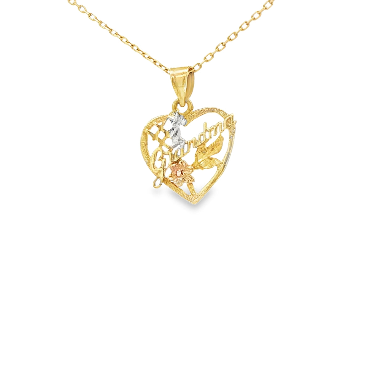 PENDANT 14K PENDANT 3TONE #1 GRANDMA