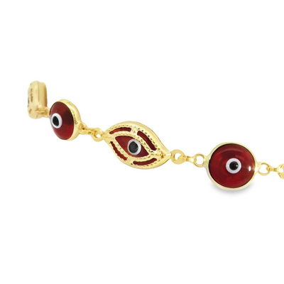 14KB 5.7G EVIL EYE 7'' RED ROUND AND EYE