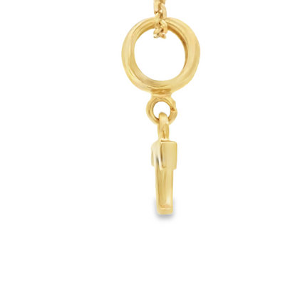 PENDANT 14K T Letter BailRing