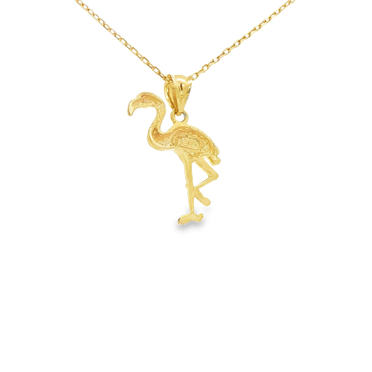 PENDANT 14K FLAMINGO