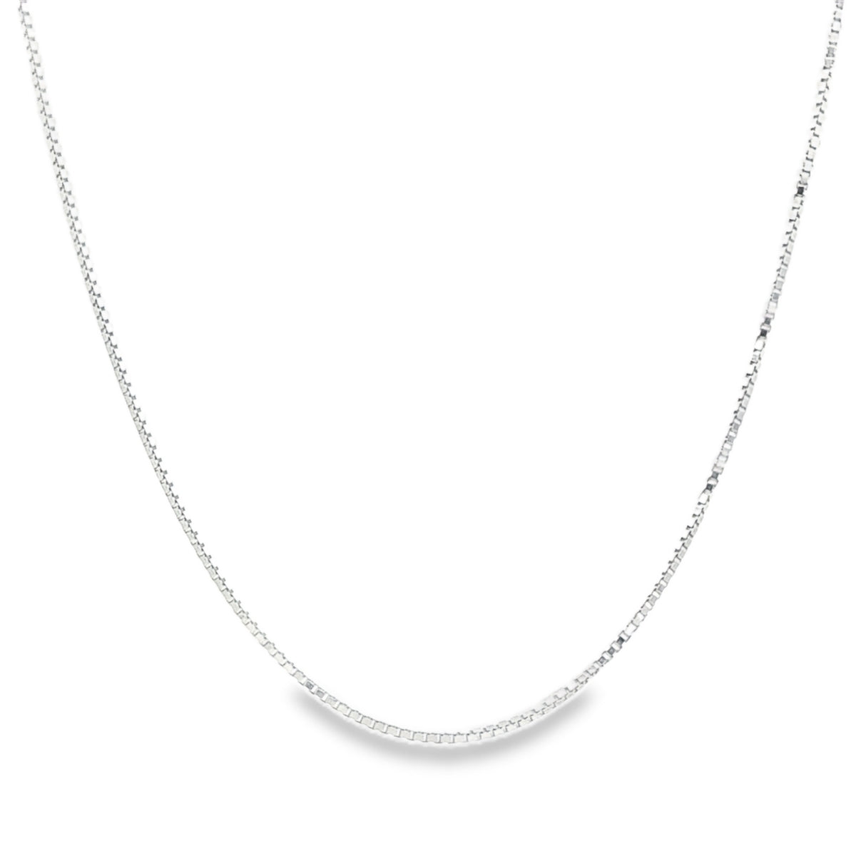 STERLING SILVER BOX CHAIN LENGTH: 16 0.7MM