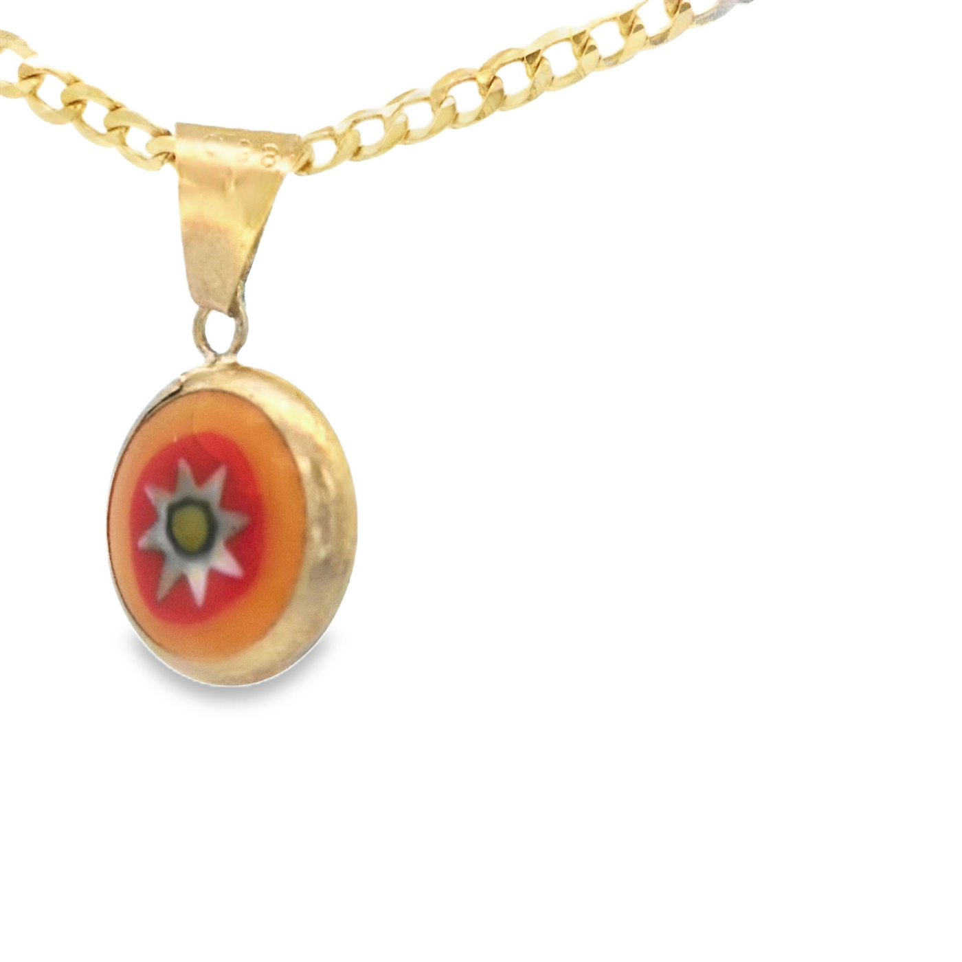 PENDANT 14K COLORFUL EYE