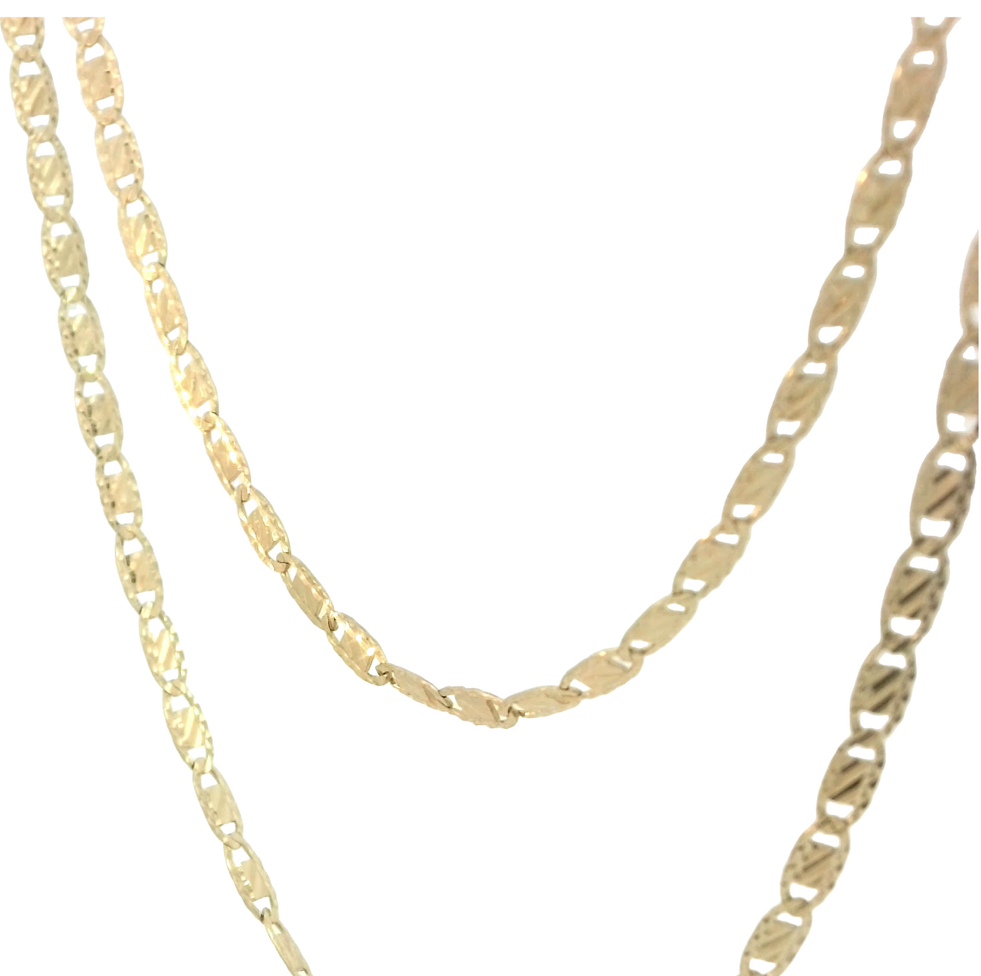 CHAIN 14 Karat Weight: 2.6G Length: 20'' VALENTINO Diamond Cut