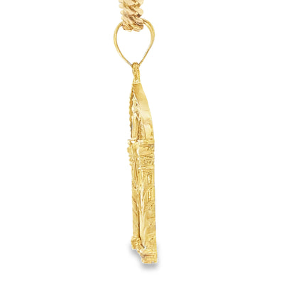 14 KARAT DIAMOND CUT CHARM WEIGHT: 1.5G : JESUS CR