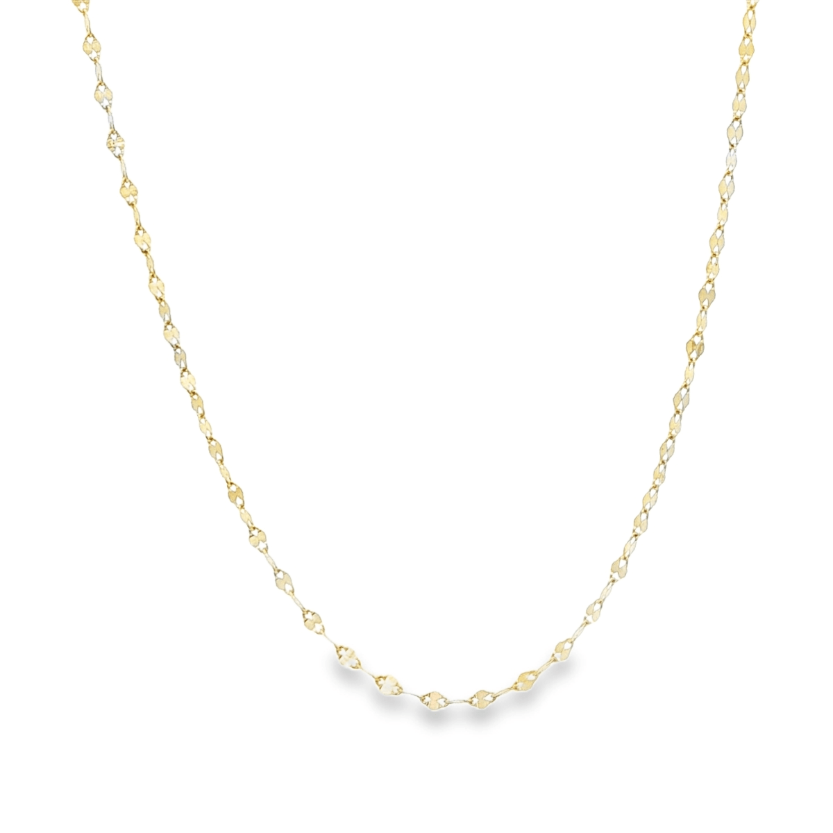 14 KARAT CHAIN TWISTED MIRROR