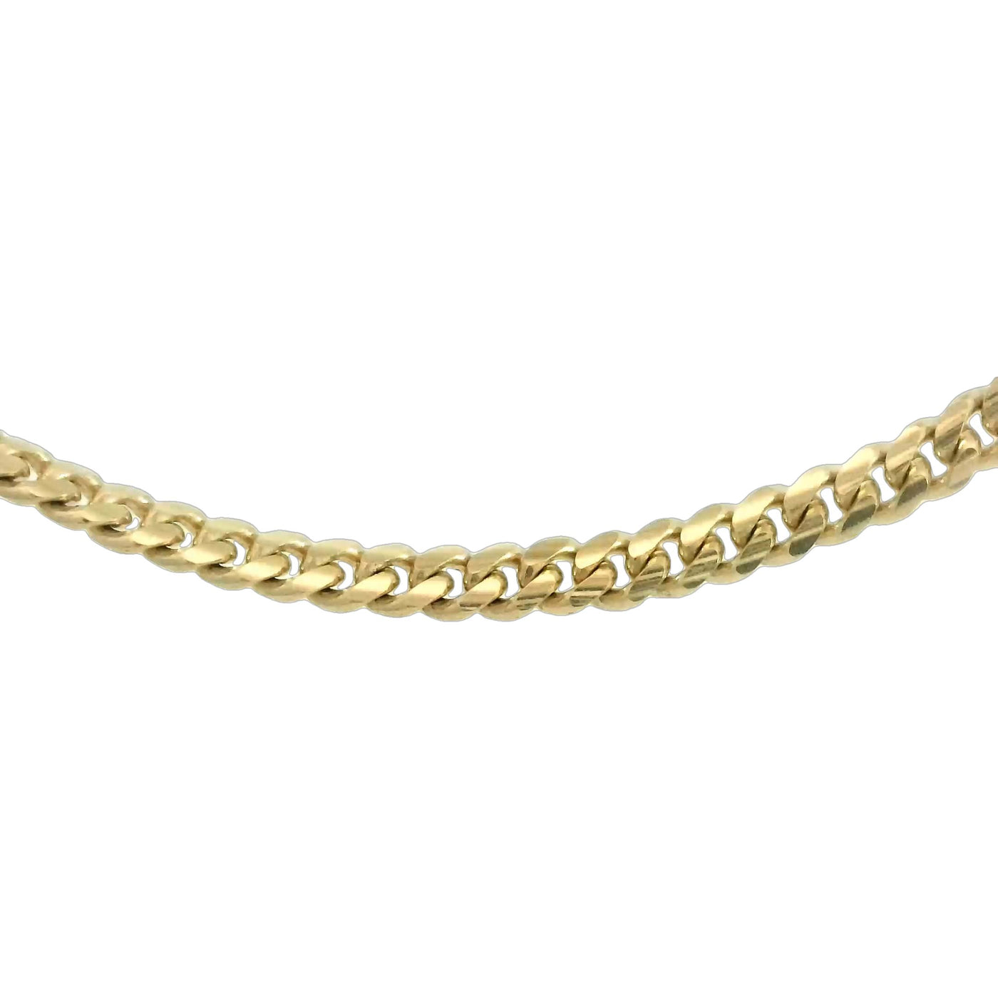 CHAIN 14 KARAT  LENGTH: 18'' CUBAN MIAMI CHAIN
WE