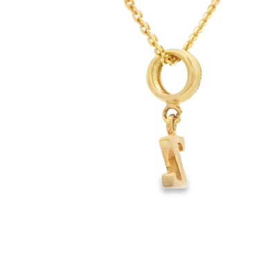 PENDANT 14K Z Letter BailRing