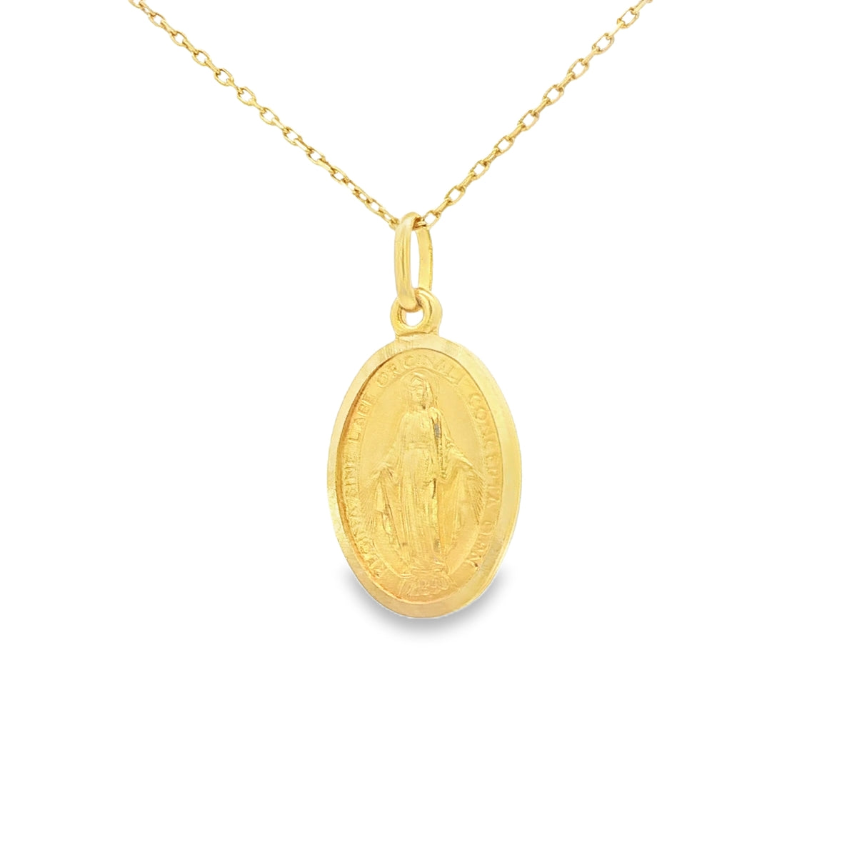 18 KARAT CHARM WEIGHT: 2.9G : MIRACULOUS MARY MILA