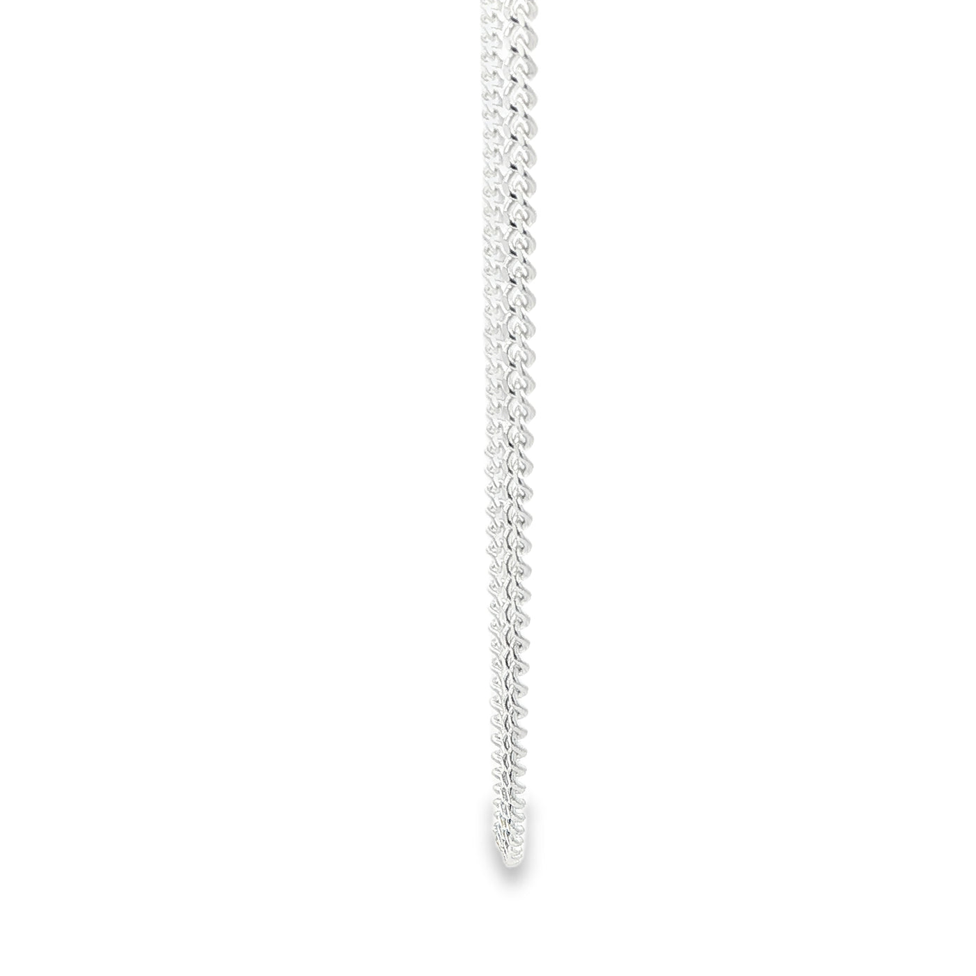 STERLING SILVER CUBAN MIAMI CHAIN LENGTH: 22 1.9MM