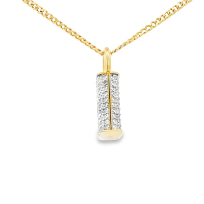 14 KARAT DIAMOND CUT CHARM WEIGHT: 0.9G
CROSS DC