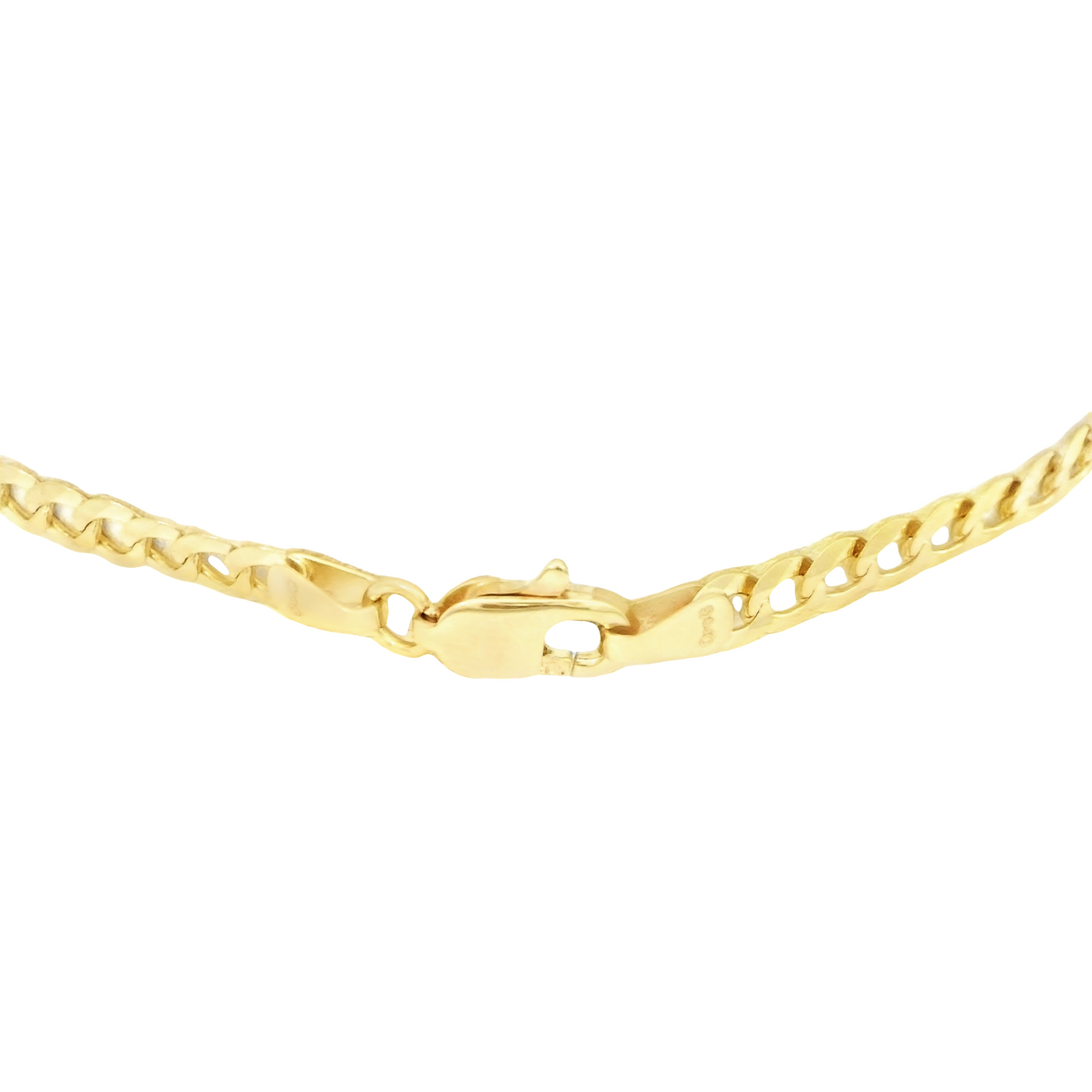 14K Cuban Italian Curb ID Bracelet 7"