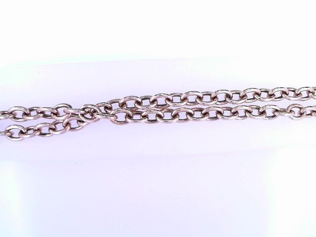 CHAIN 14KC 10.5G 17" ROLO HEART TOGLLE CLOSURE